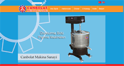 Desktop Screenshot of canbolatmakina.com